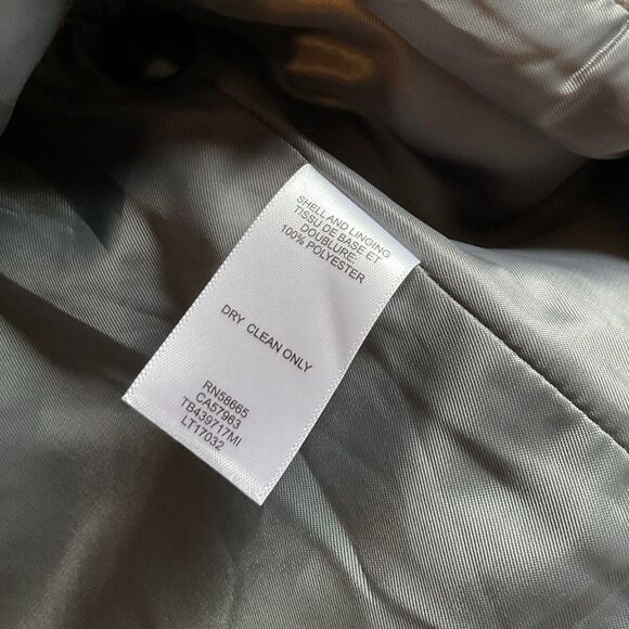 Treasure & Bond Coat Jacket Womens Size Large Gray 100% Polyester Long Sleeve - Picture 5 of 6